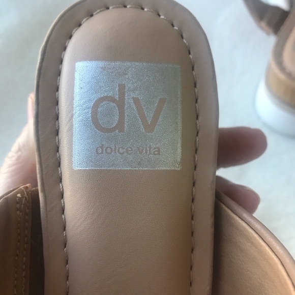 DV Dolce Vita Nilo Platform Double strap slides Slip on sandal size 6 NW… - Picture 6 of 9